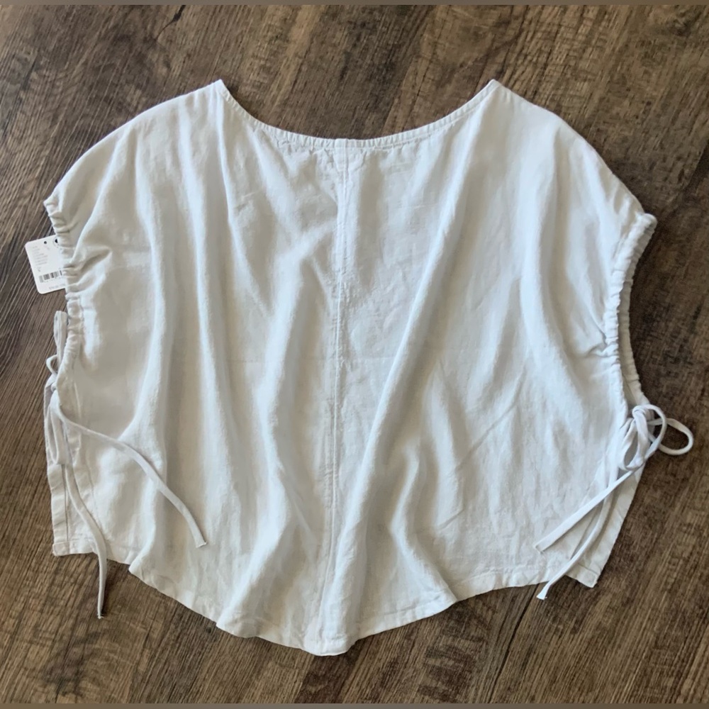 Free People ~ Free-est In-House Collection ~ Luna Linen Top ~ * NWT * - Picture 11 of 12